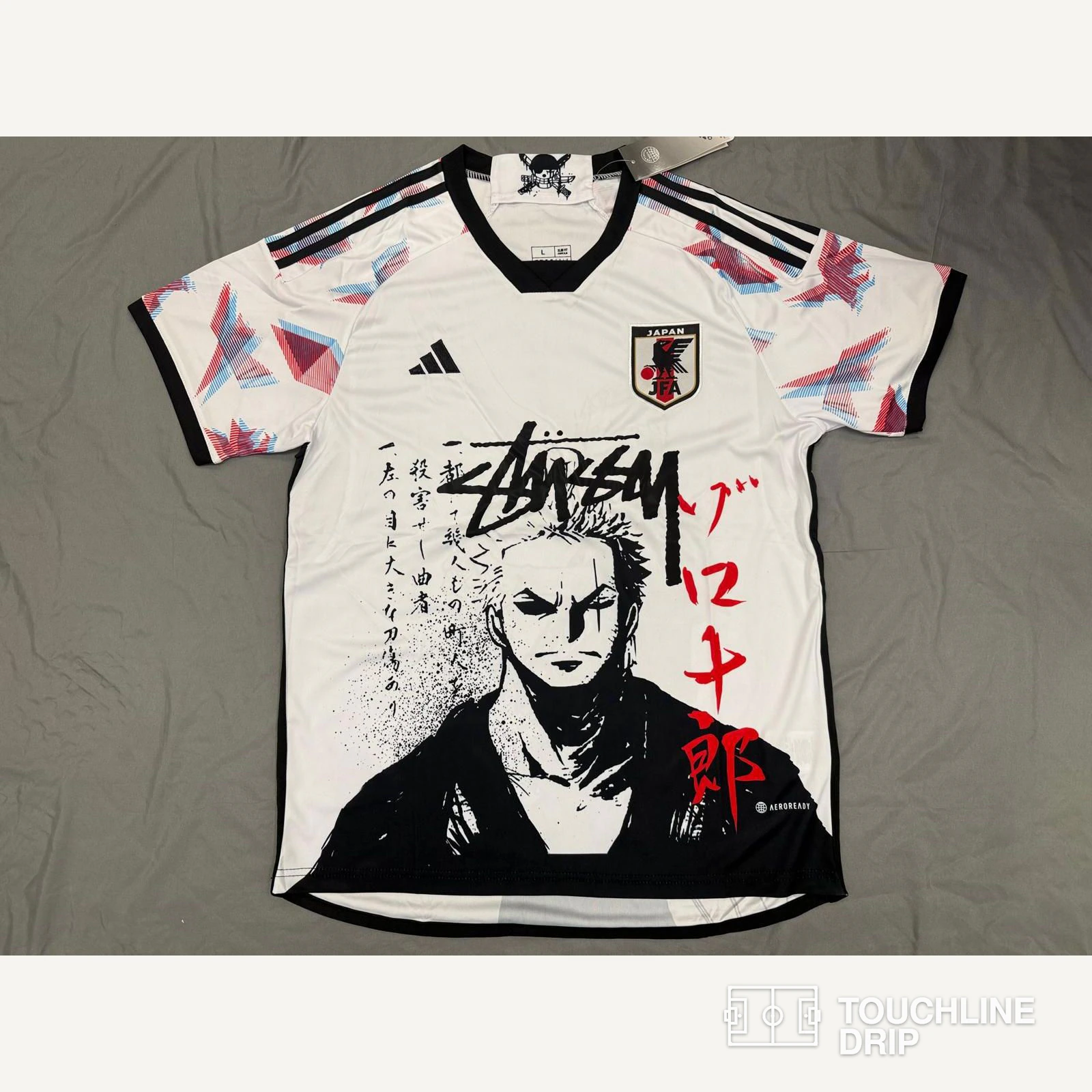 Front product image of Adidas x Stussy Japan Zoro's Blade Concept Jersey