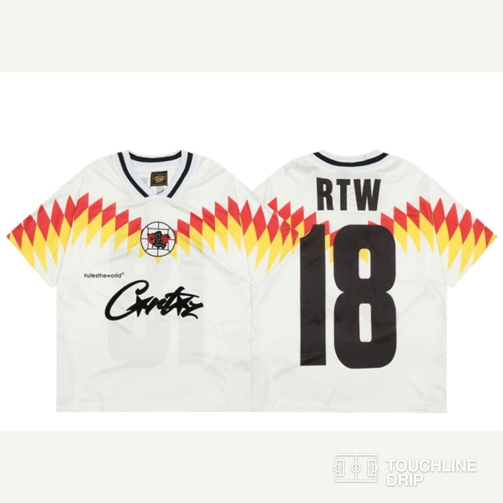 Front product image of Corteiz Club RTW Germany Football Jersey