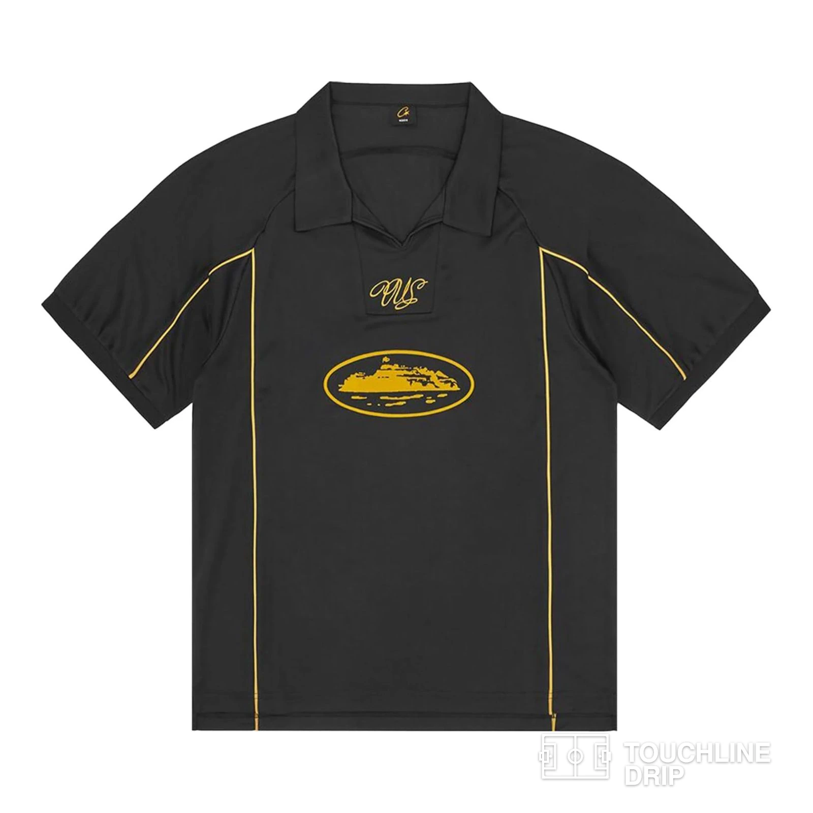 Front product image of Corteiz Black Talismo Jersey – XL (bnwt)
