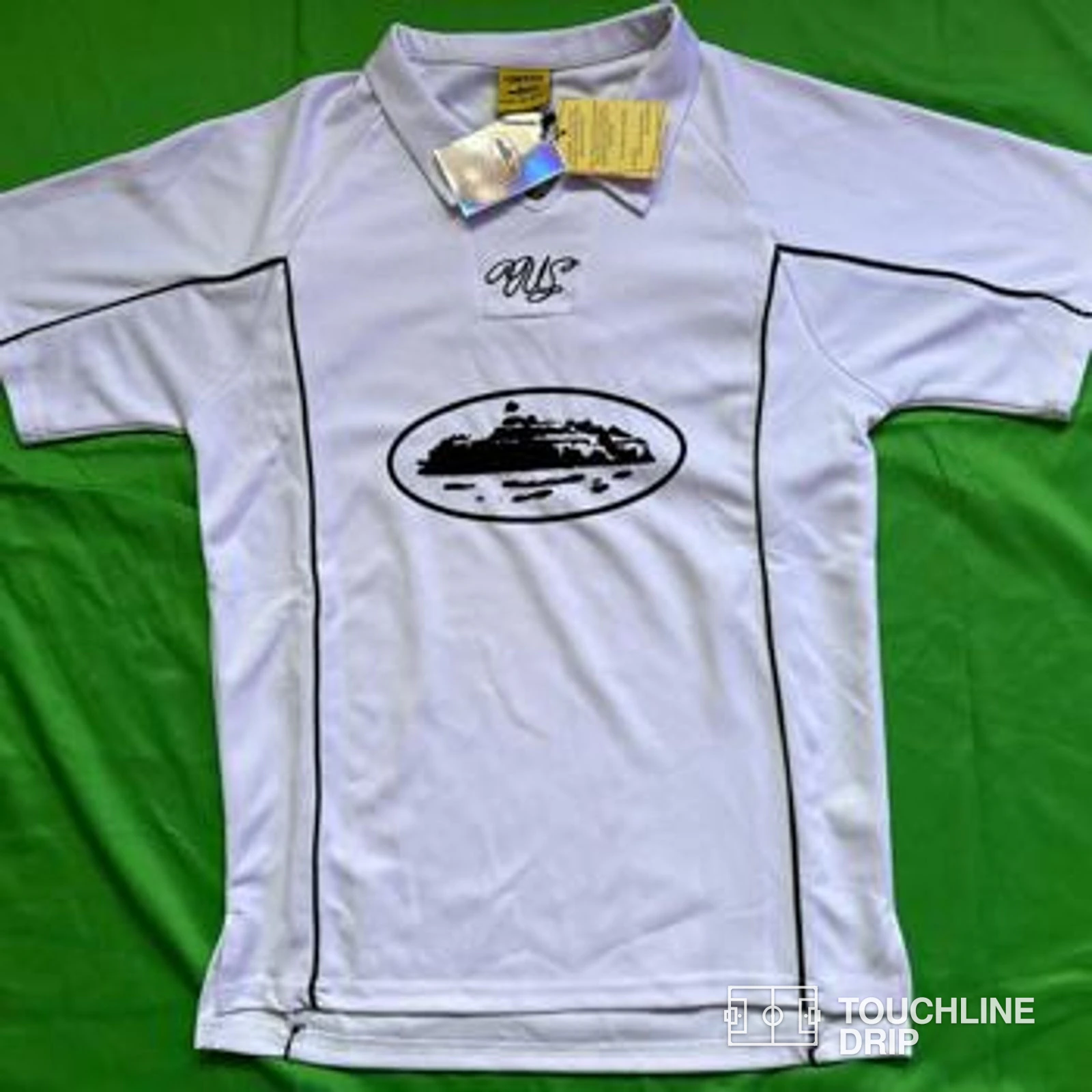 Front product image of Corteiz White Talismo Jersey