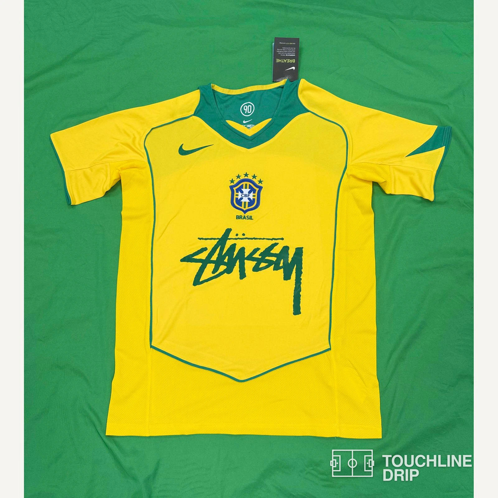 Front product image of Nike x Stussy Brazil 2004 Home Jersey