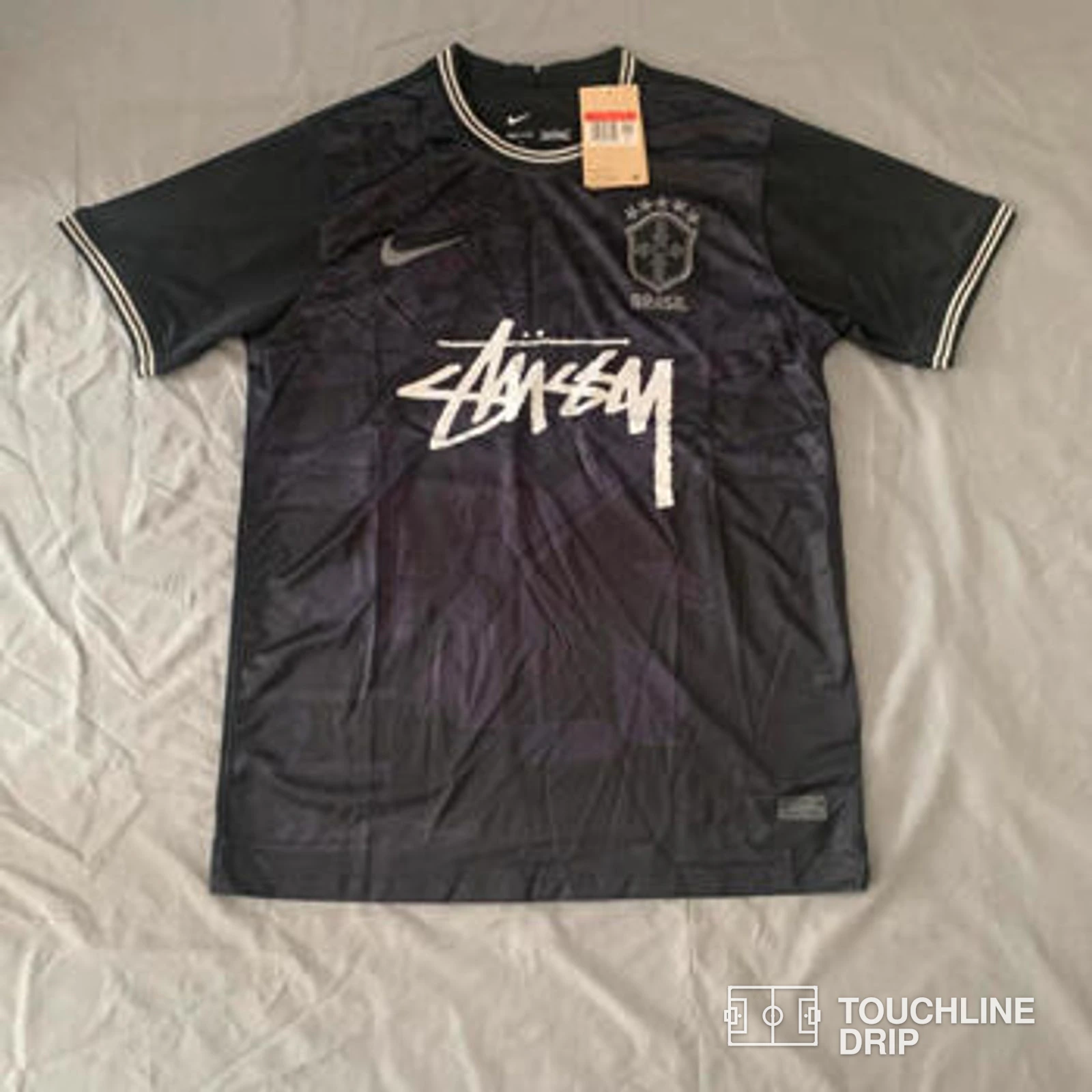 Front product image of Nike x Stussy Blacked Out Brazil Concept Jersey