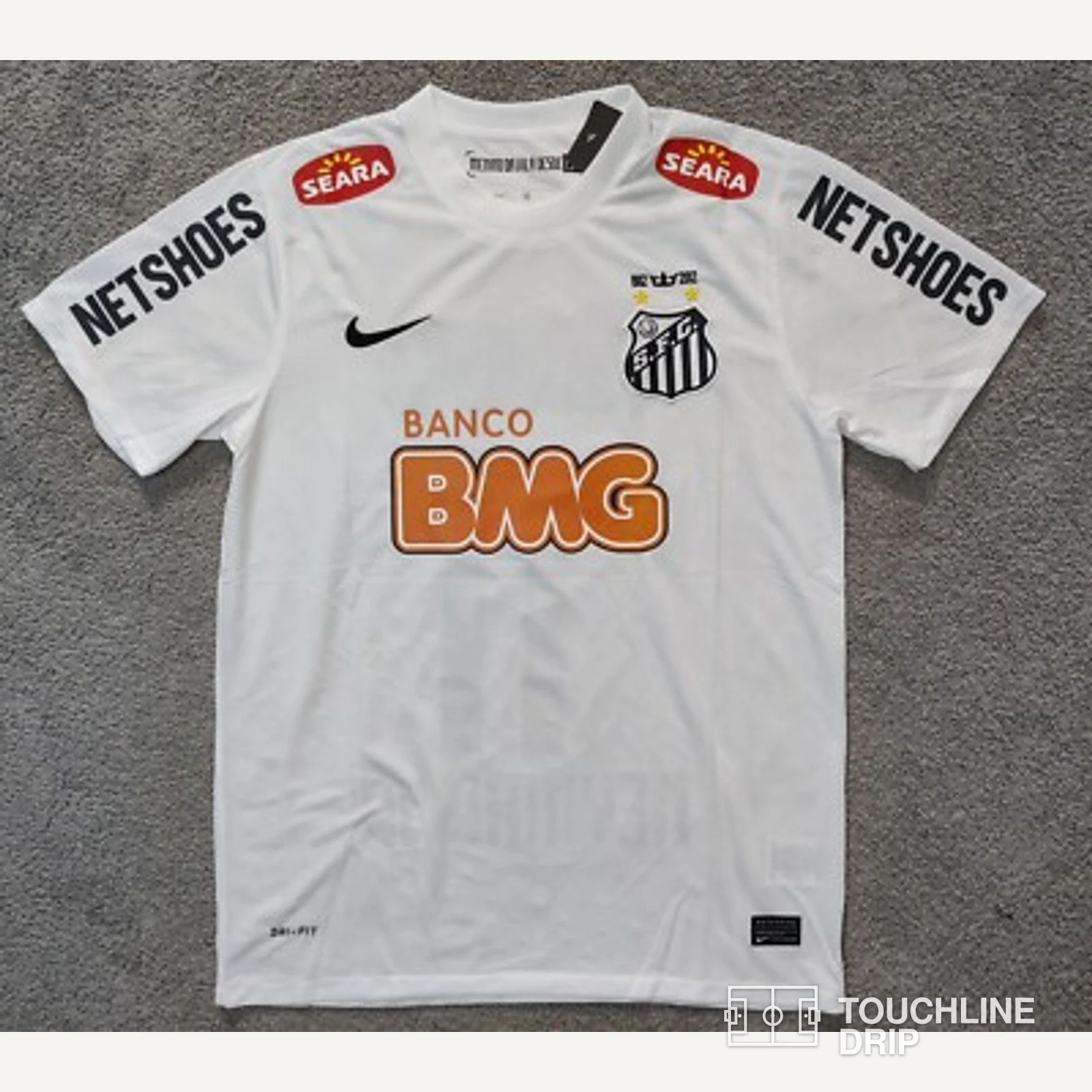 Front product image of Santos 2012/13 Home Neymar Jr #11 Jersey White