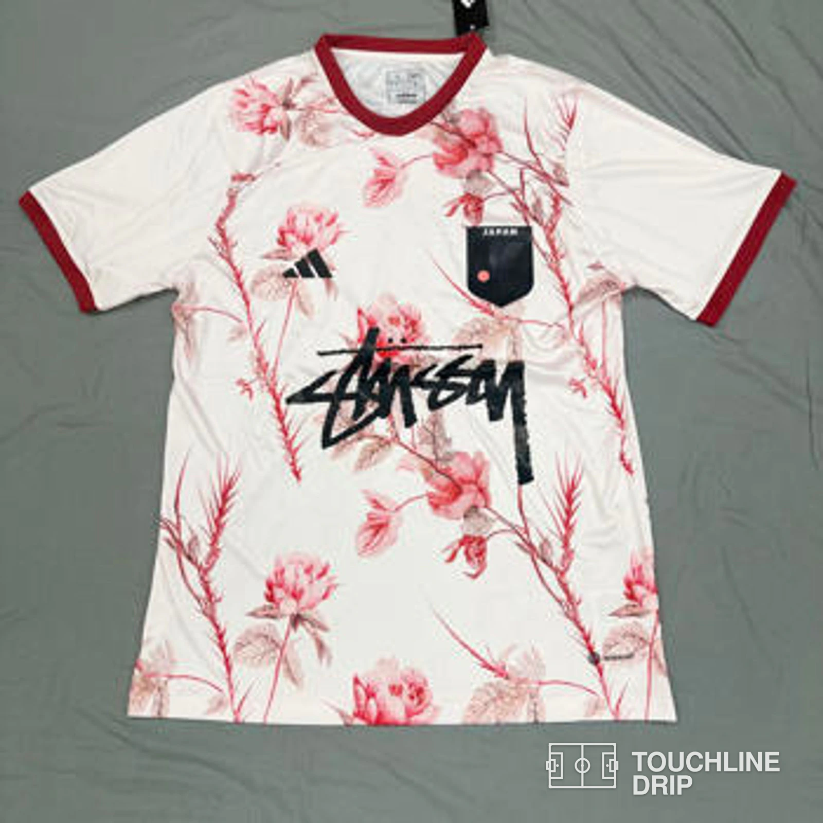 Front product image of Stussy x Japan Floral Cream Jersey - Size