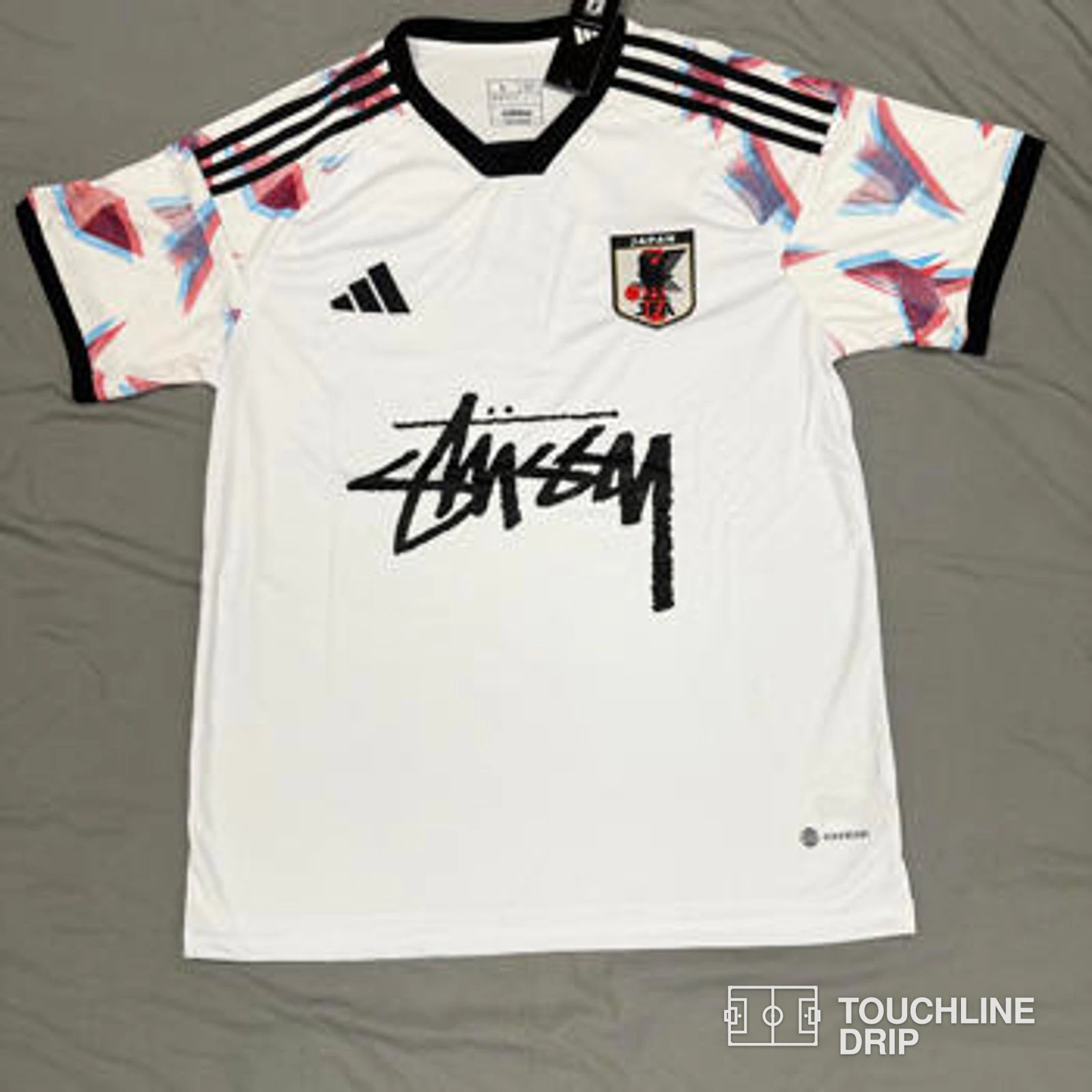 Front product image of Stussy x Japan White Sakura Jersey - Size
