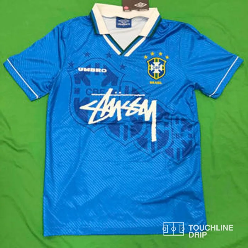 Front product image of Stussy x Umbro 96 Blue Away Jersey
