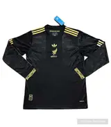 Front product image of Adidas Mexico Gold Long Sleeve Jersey