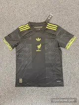 Front product image of Adidas Mexico Anniversary Jersey - Black/gold - Limited Edition
