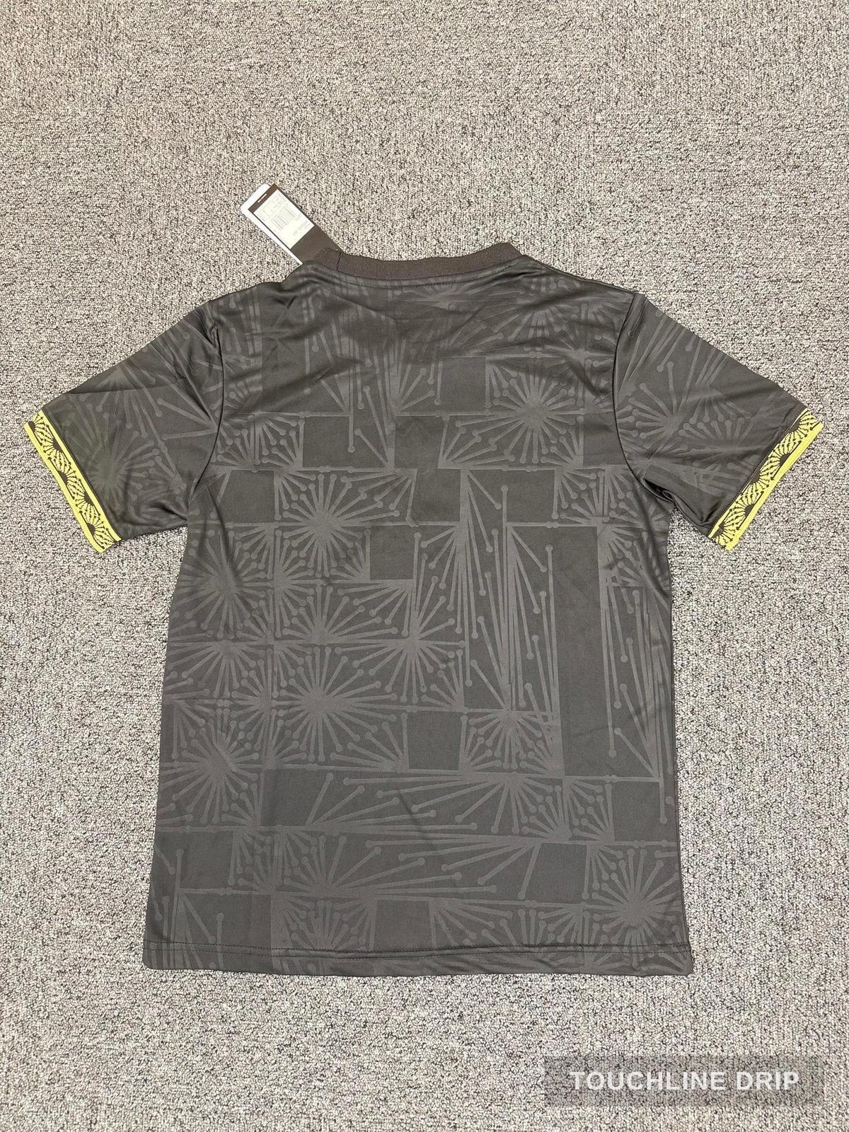 stock back product image of Adidas Mexico Anniversary Jersey - Black/gold - Limited Edition
