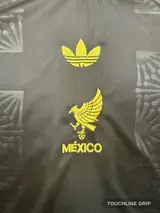 patch closeup product image of Adidas Mexico Anniversary Jersey - Black/gold - Limited Edition