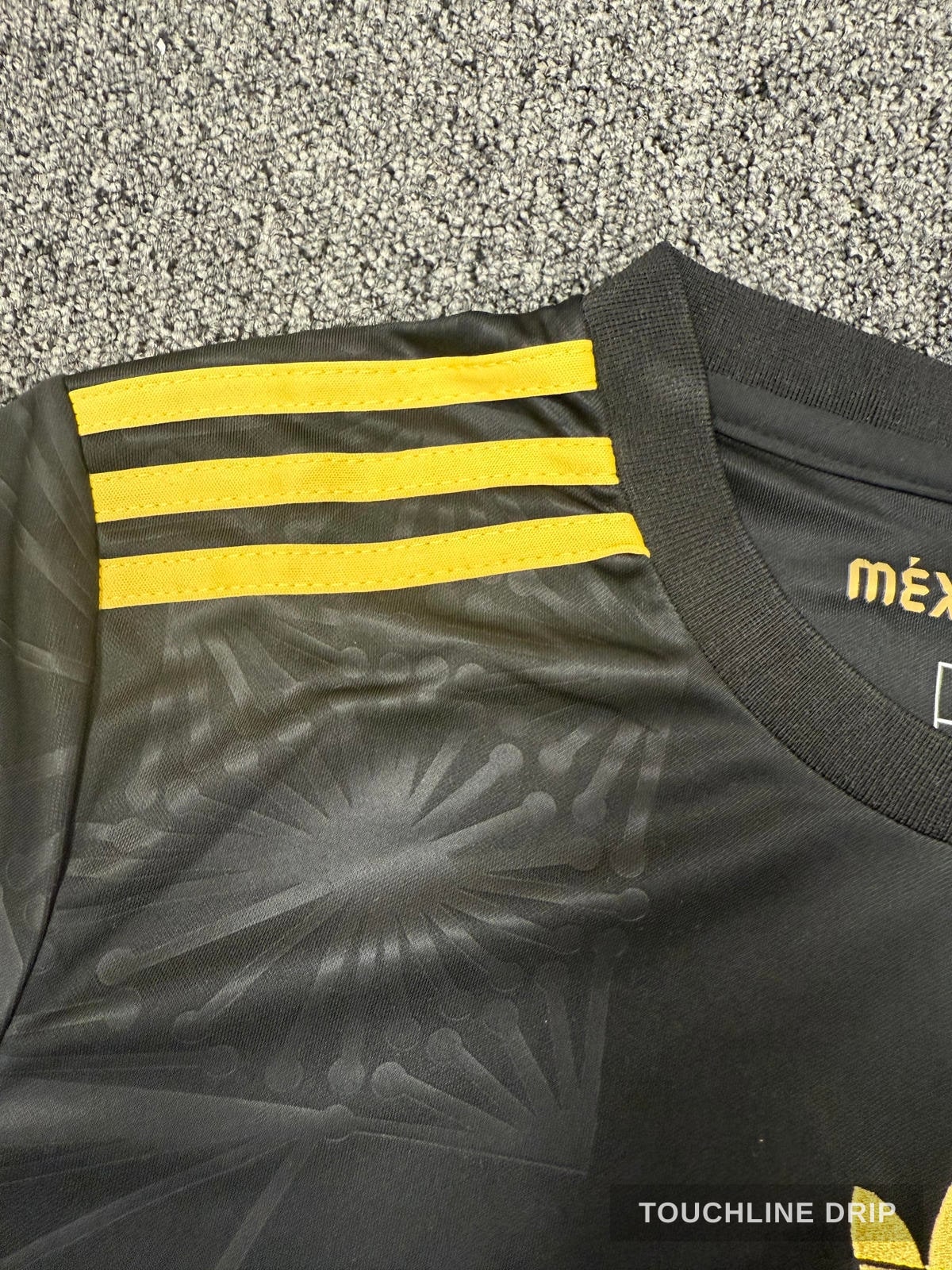 tag product image of Adidas Mexico Anniversary Jersey - Black/gold - Limited Edition