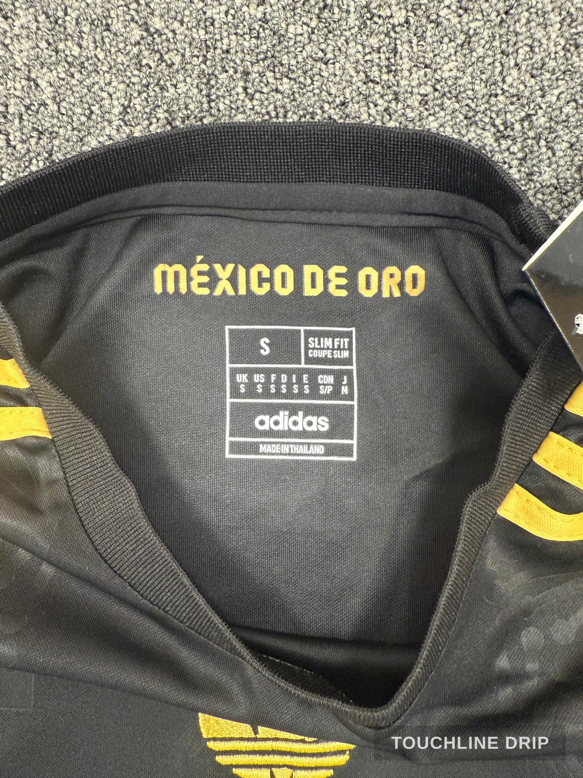 detail product image of Adidas Mexico Anniversary Jersey - Black/gold - Limited Edition