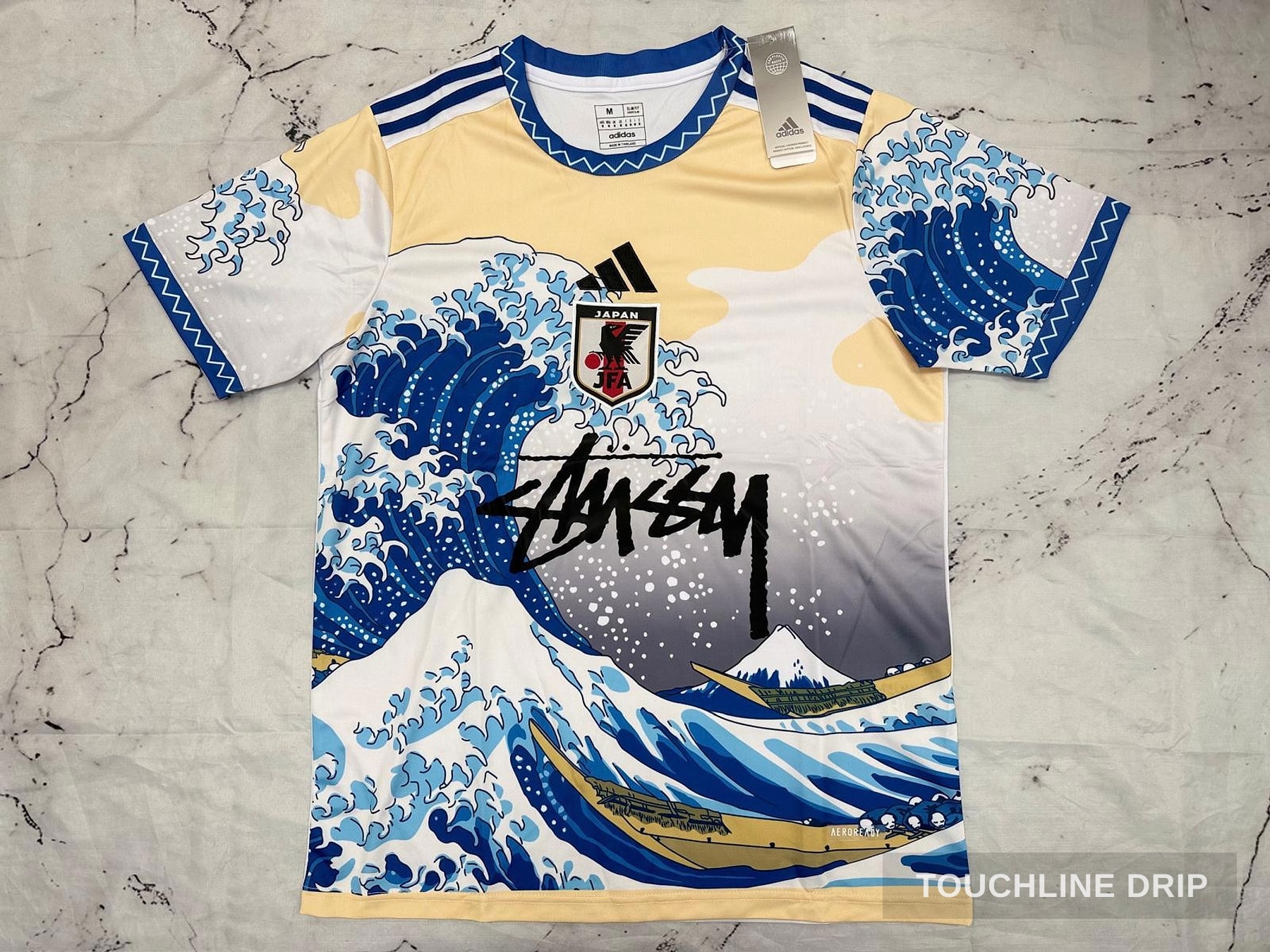 Front product image of Adidas x Stussy Japan Ocean Wave Concept Jersey