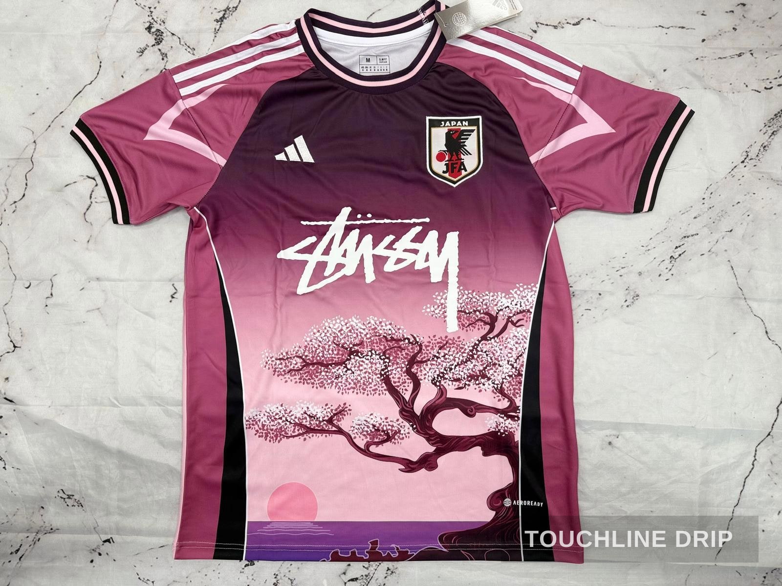 Front product image of Adidas x Stussy Japan Sakura Bloom Concept Jersey – Size