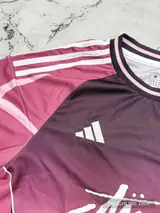 logo closeup product image of Adidas x Stussy Japan Sakura Bloom Concept Jersey