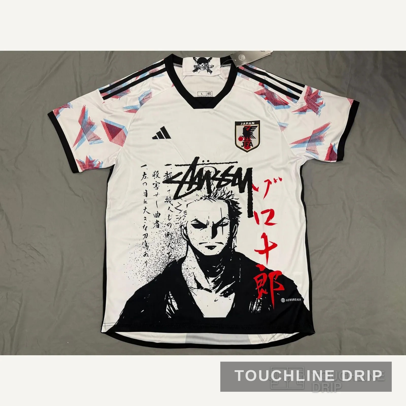 Front product image of Adidas x Stussy Japan Zoro's Blade Concept Jersey