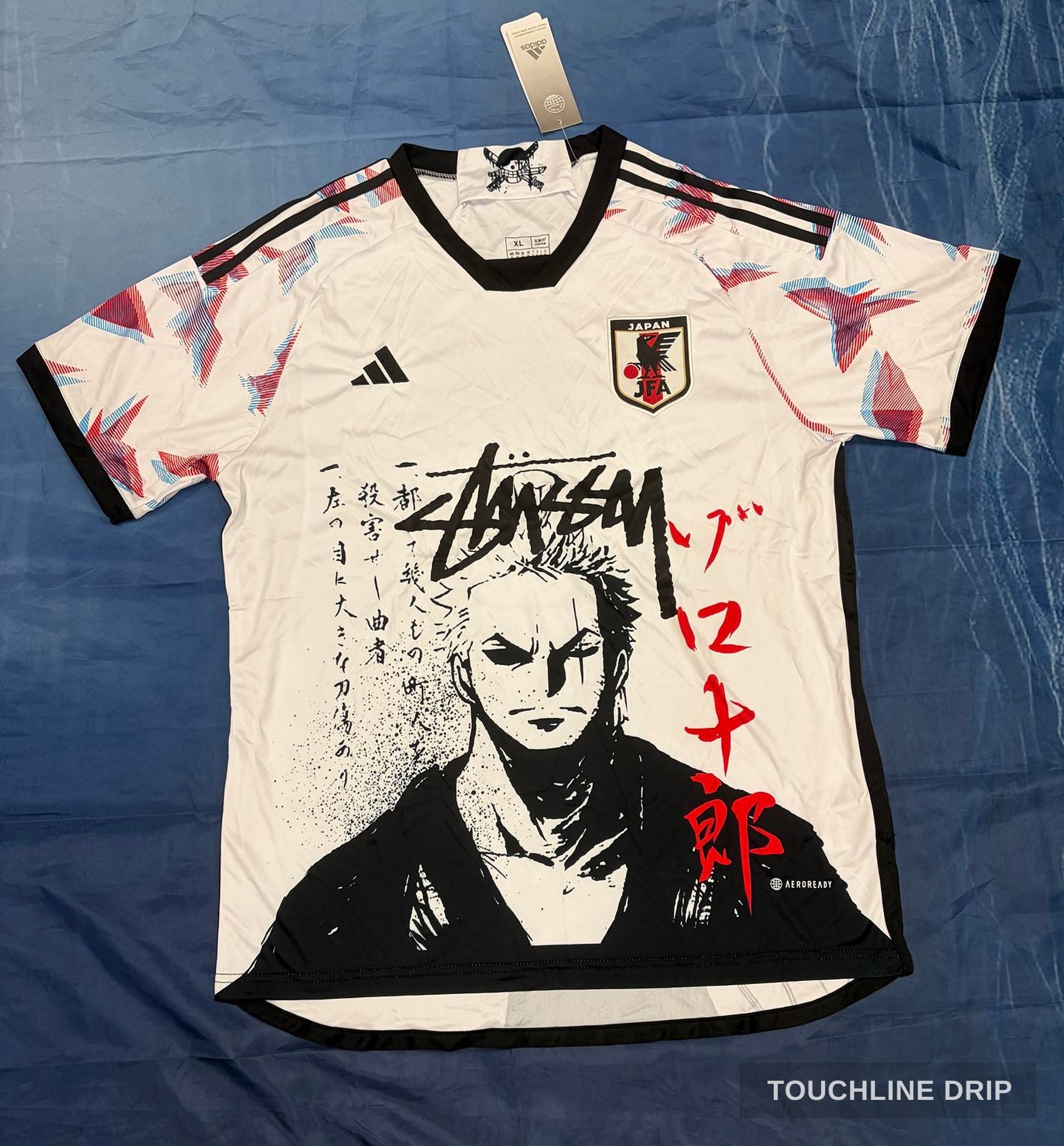 Front product image of Adidas x Stussy Japan Zoro's Blade Concept Jersey