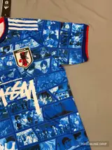 Detail product image 4 of Adidas x Stussy Japan Anime Fusion Blue Concept Jersey