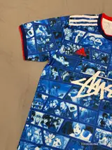 Detail product image 5 of Adidas x Stussy Japan Anime Fusion Blue Concept Jersey