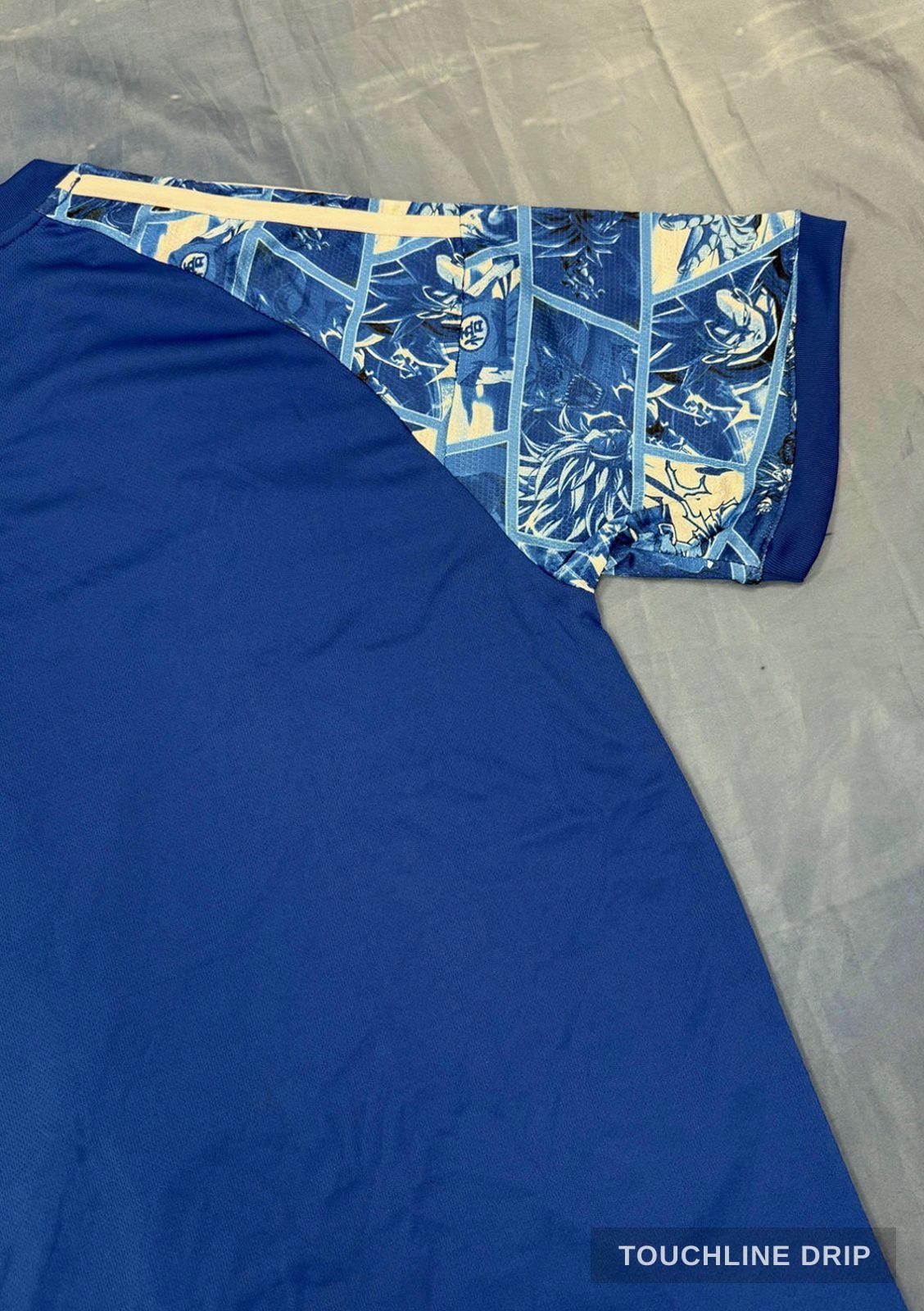 tag product image of Adidas x Stussy Japan Anime Fusion Blue Concept Jersey