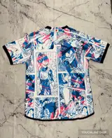 Back product image of Adidas x Stussy Japan Dragon Ball Blast White/blue Concept Jersey