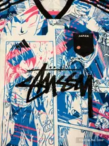 Detail product image 3 of Adidas x Stussy Japan Dragon Ball Blast White/blue Concept Jersey