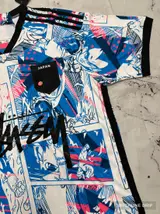 Detail product image 5 of Adidas x Stussy Japan Dragon Ball Blast White/blue Concept Jersey