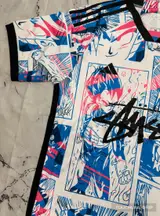 Detail product image 6 of Adidas x Stussy Japan Dragon Ball Blast White/blue Concept Jersey