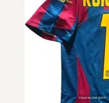 sleeve detail image of Barcelona 05/06 UCL Final Ronaldinho #10 Home Jersey