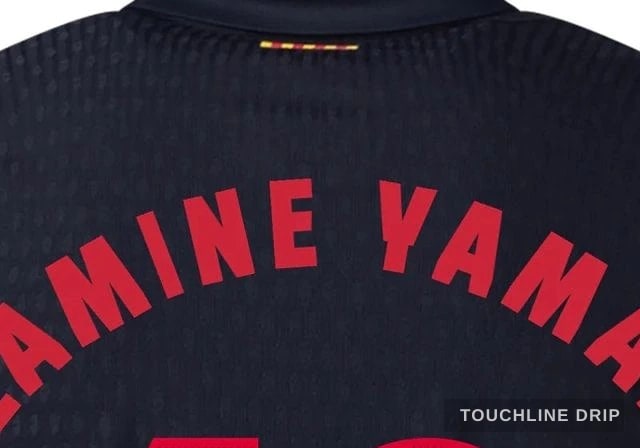 collar detail image of Barcelona 24/25 Lamine Yamal Away Shirt