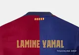 collar detail image of Barcelona 24/25 Lamine Yamal Home Shirt