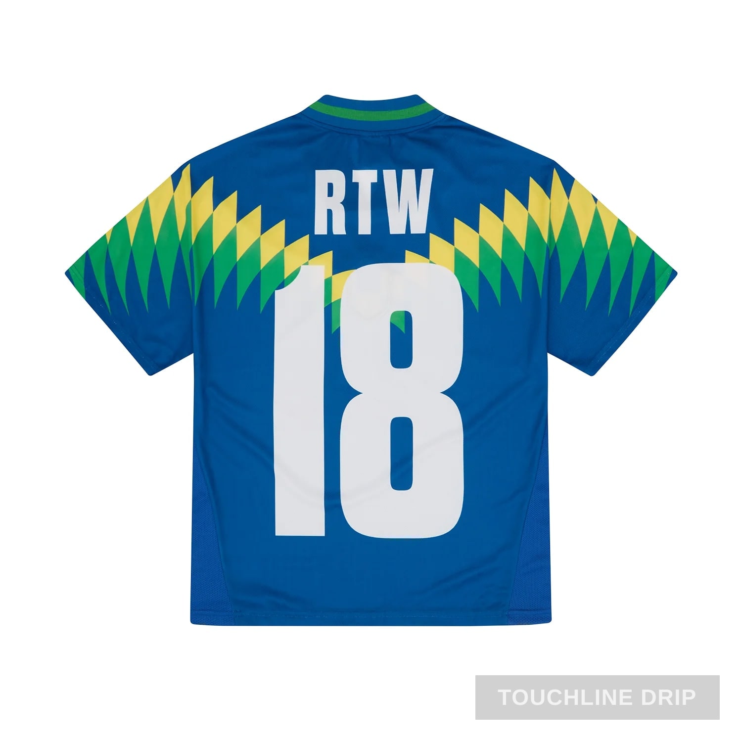 Back product image of Corteiz Club America Jersey Brasil Blue