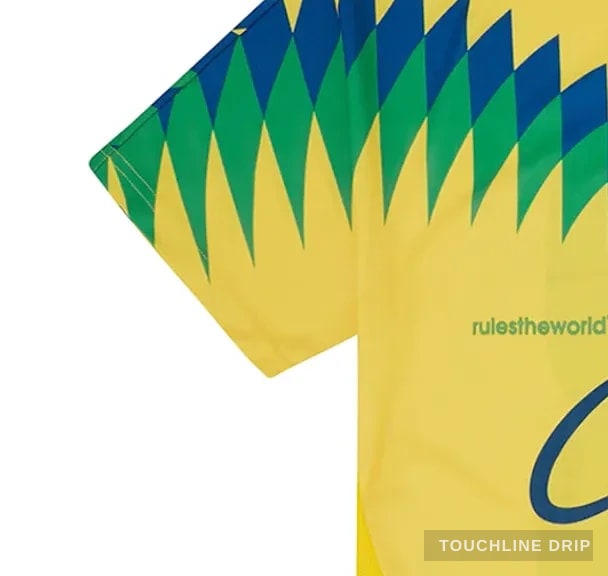 sleeve detail image of Corteiz Club America Jersey Brasil Yellow