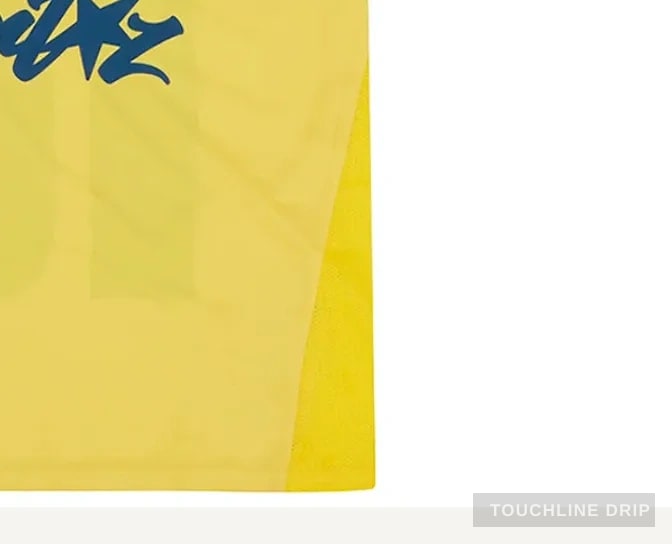 patch closeup detail image of Corteiz Club America Jersey Brasil Yellow