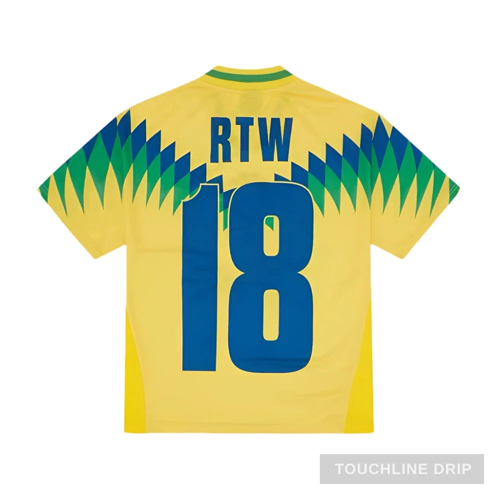 Back product image of Corteiz Club America Jersey Brasil Yellow