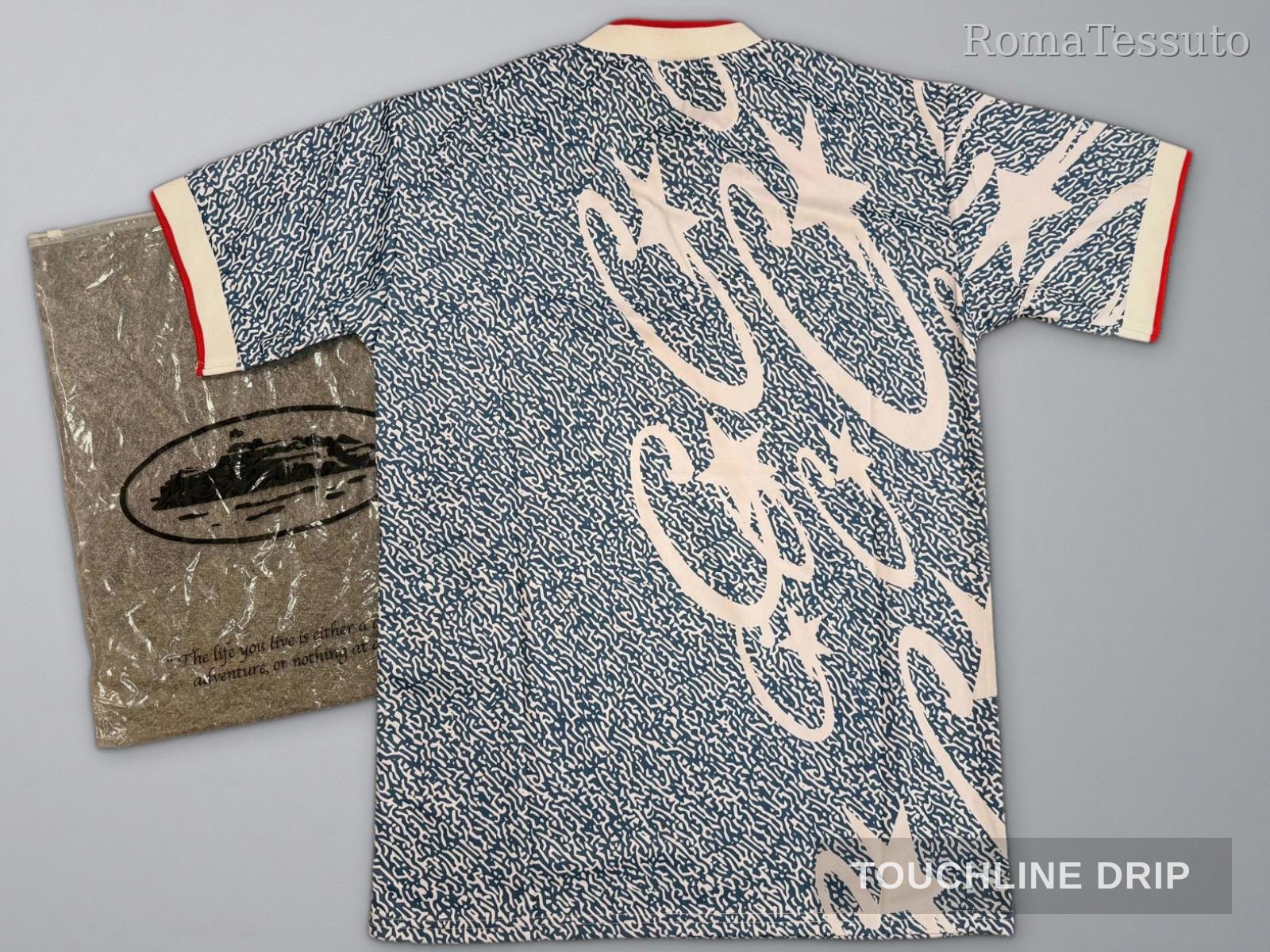 back product image of Corteiz Grey Stellations Football Jersey