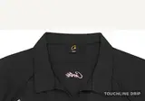 collar detail image of Corteiz Black and Pink Talismo Jersey