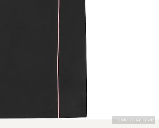 patch closeup detail image of Corteiz Black and Pink Talismo Jersey