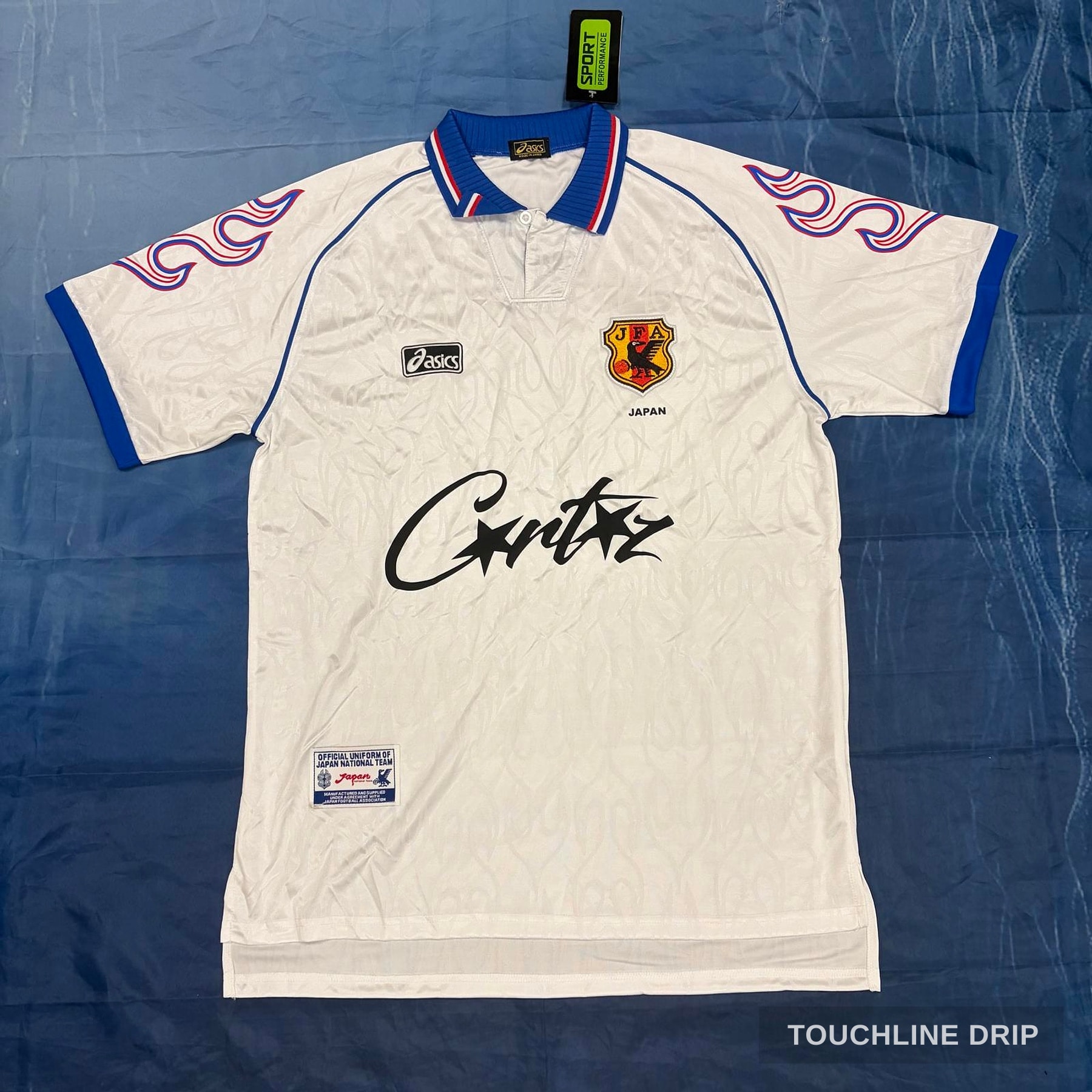 Front product image of Corteiz x Asics Japan 1998 Away Jersey