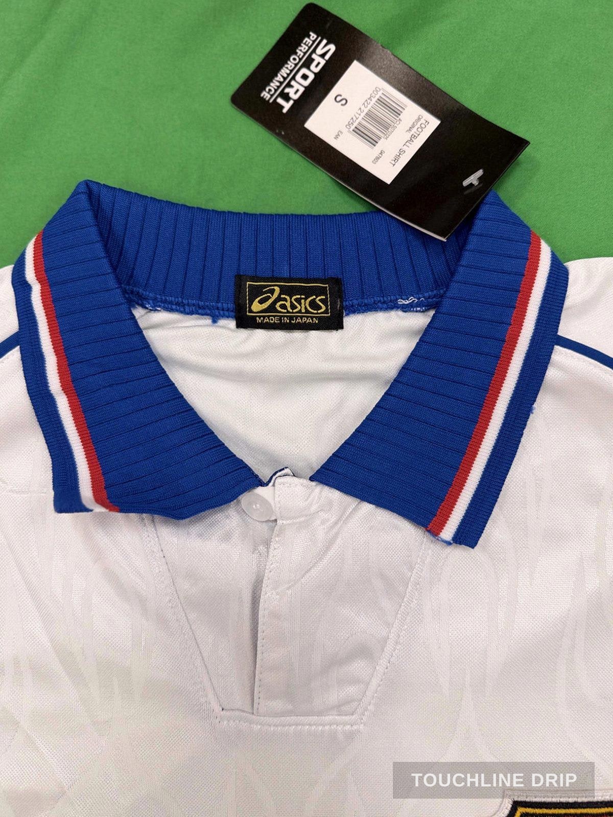 collar product image of Corteiz x Asics Japan 1998 Away Jersey