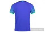 back product image of Corteiz x Brazil "leopard Wave Armada" Concept Jersey – Dynamic Blue/volt