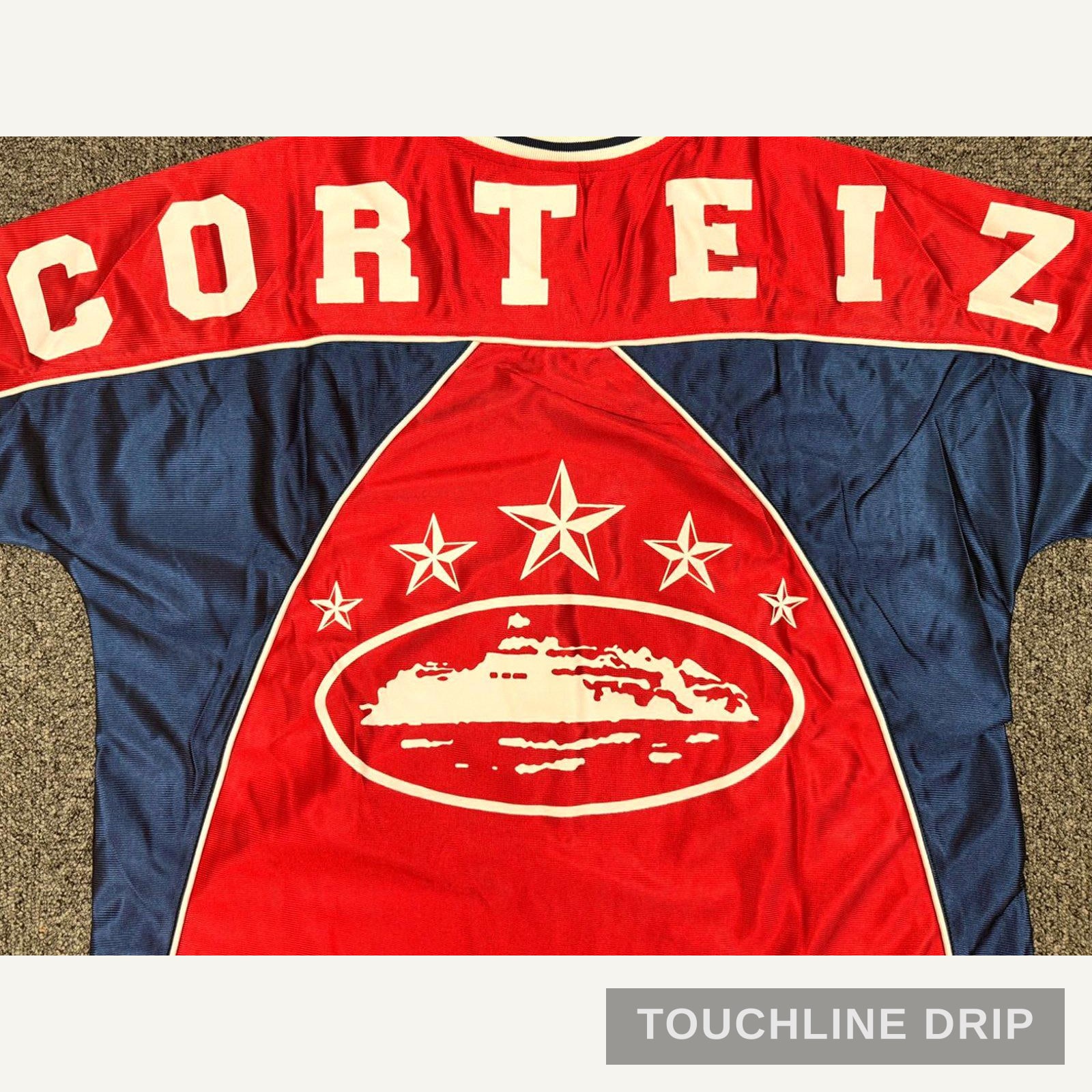 Detail product image of Corteiz Crimson Strike 20 Jersey (CRTZ-CRIMSTRK20-JRSY)