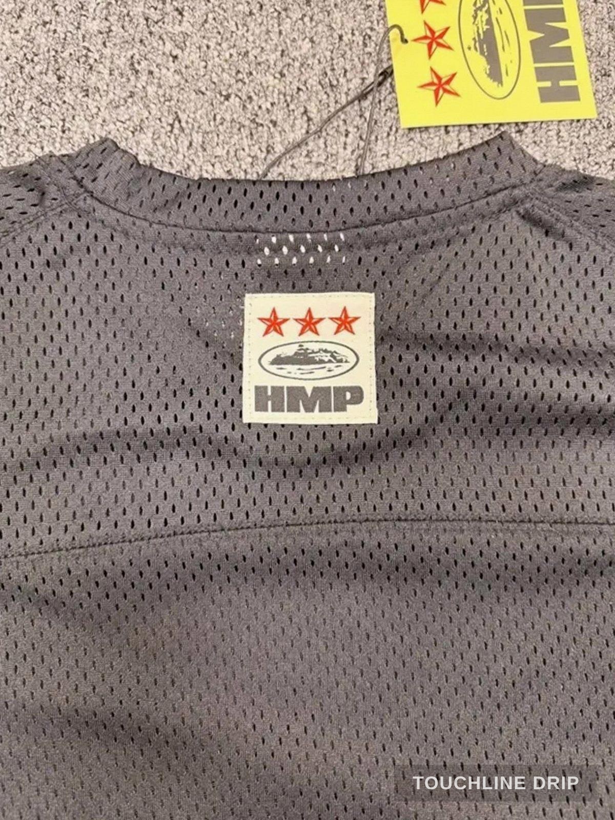 patch closeup product image of Corteiz HMP Mesh Panel Jersey Black