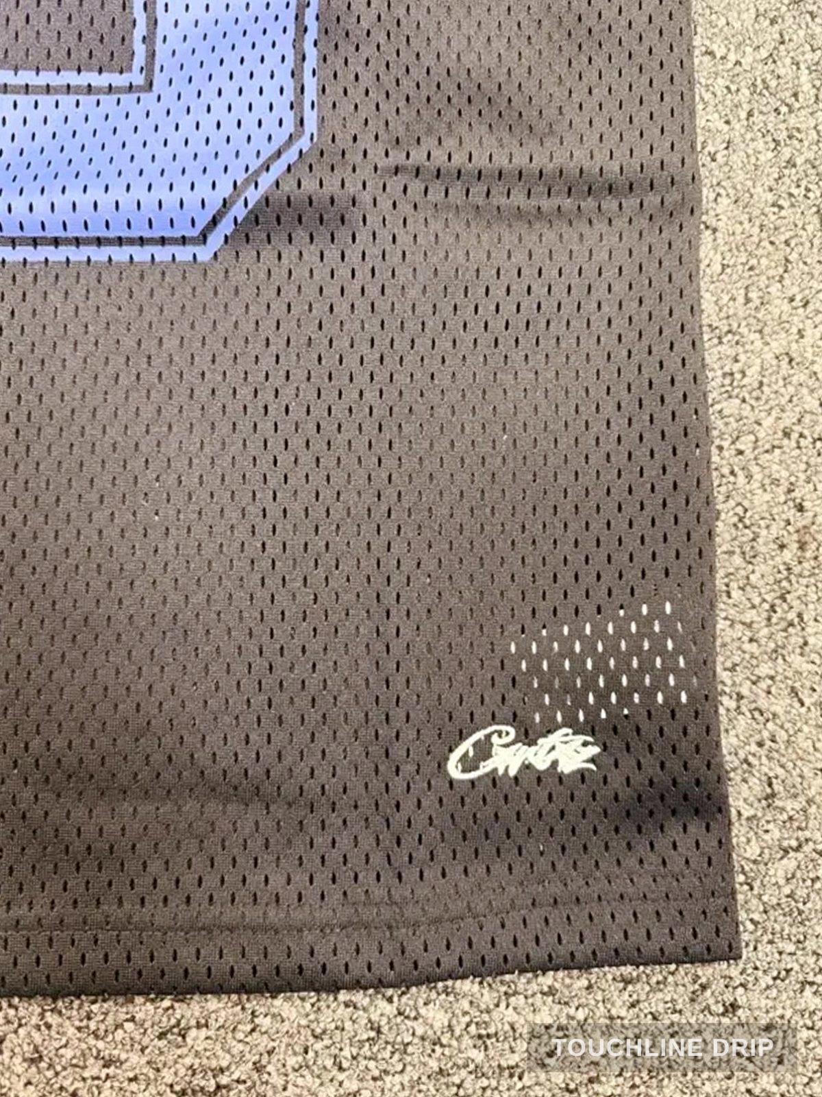 sleeve product image of Corteiz HMP Mesh Panel Jersey Black