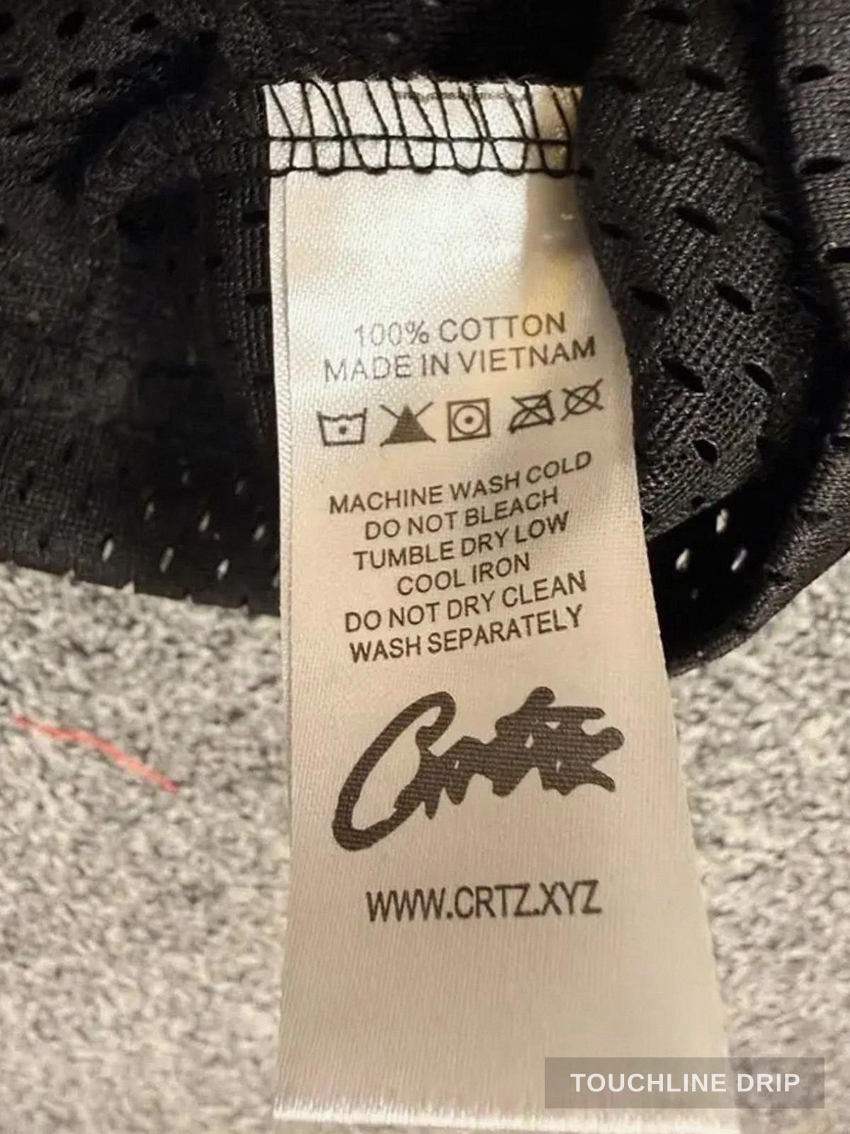 detail product image of Corteiz HMP Mesh Panel Jersey Black