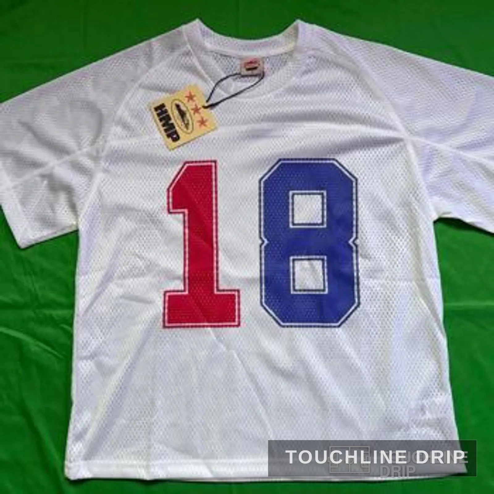 Front product image of Corteiz HMP Mesh Panel Jersey White