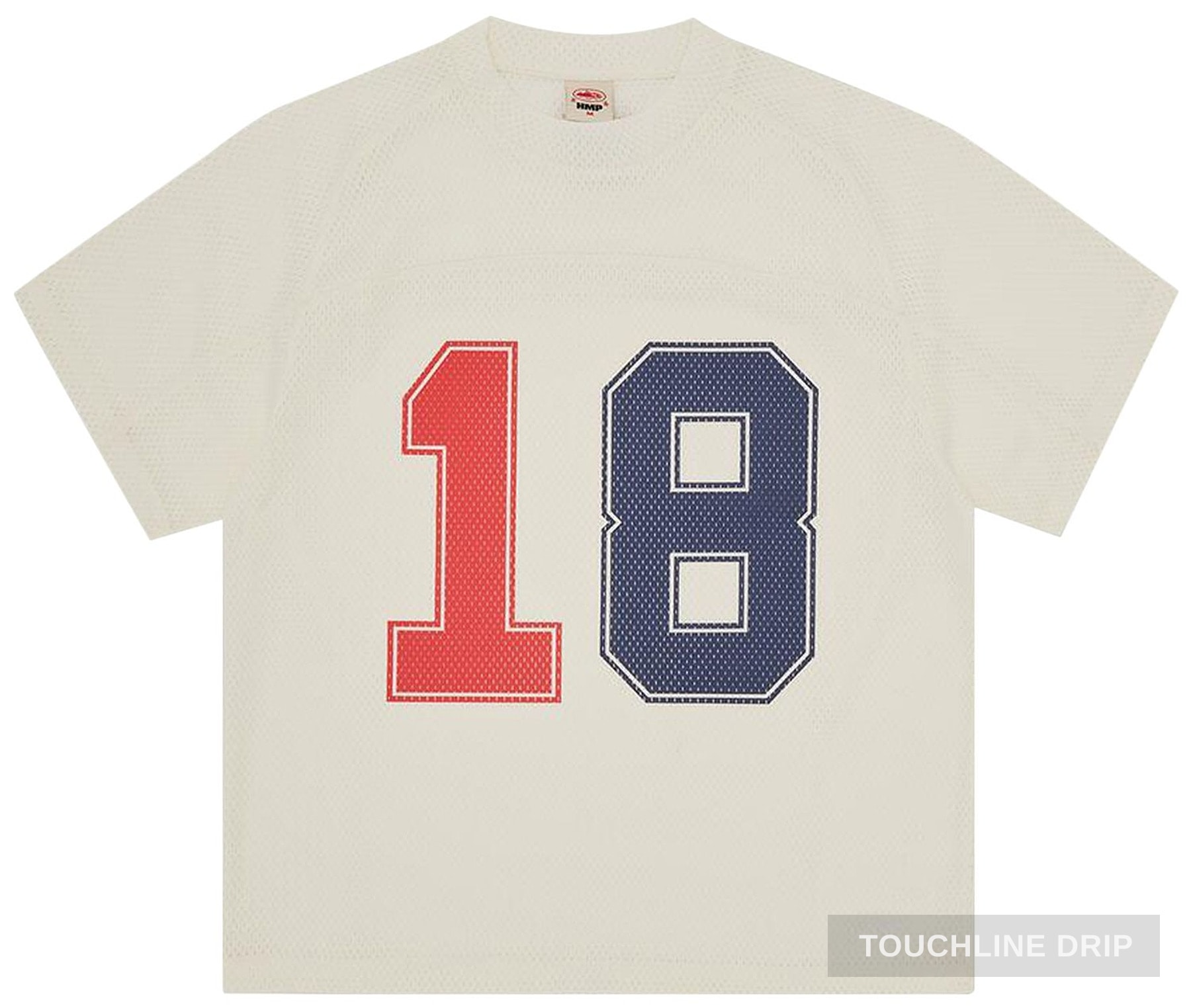 Front product image of Corteiz HMP Mesh Panel Jersey White