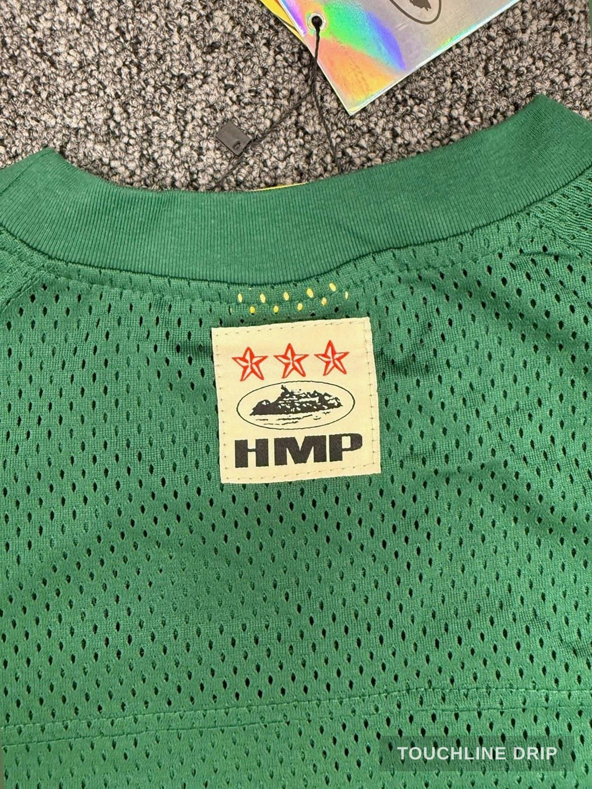 patch closeup product image of Corteiz HMP Mesh Panel Jersey Green