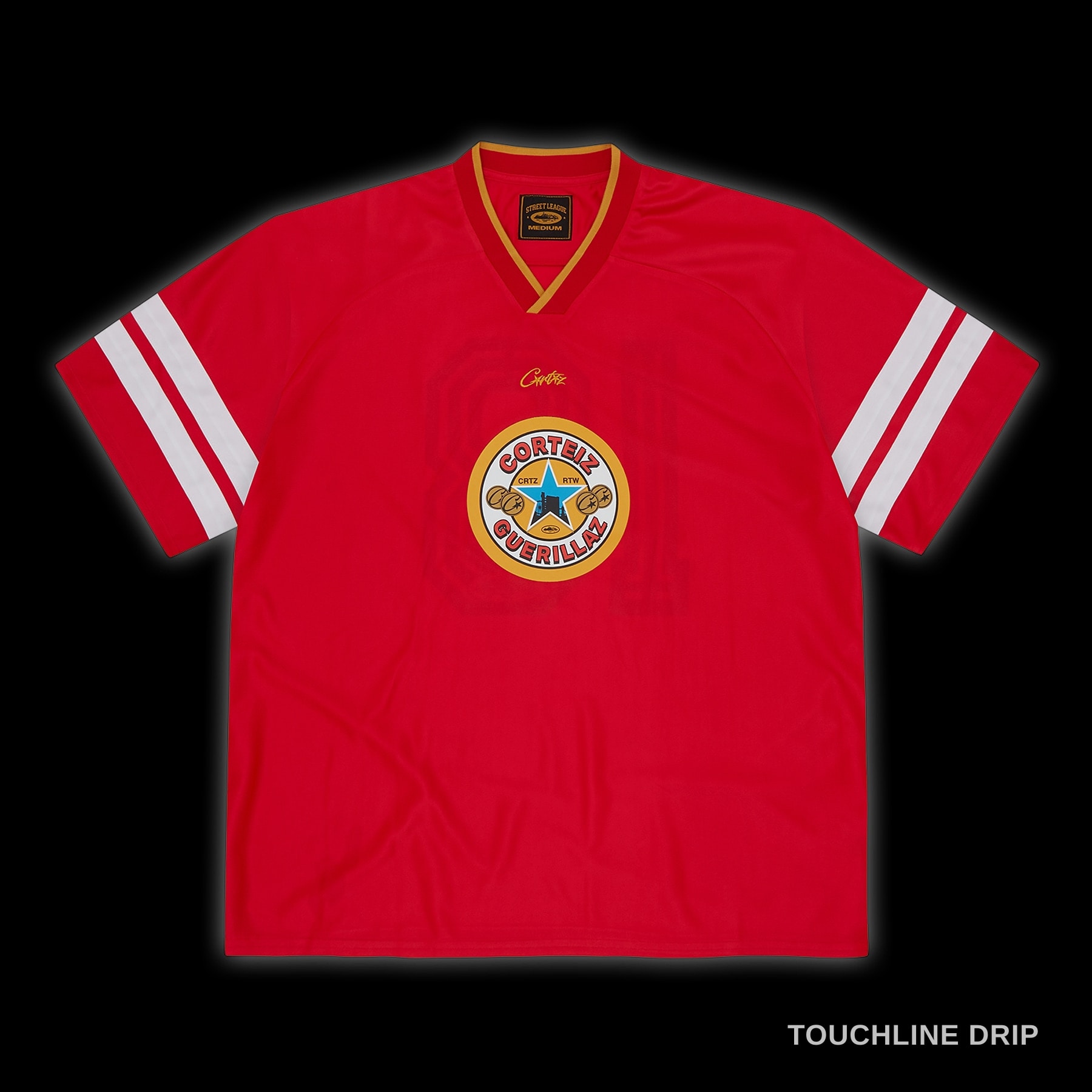 Front product image of Corteiz Da Magpies Red Jersey
