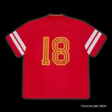 Back product image of Corteiz Da Magpies Red Jersey